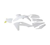 Motorcycle Accessories Full Plastic Kit Body Fairing Panel Fender Radiator Shroud Cover For Hus&qvarna FC FX TC TX 2019-2023 FE(White)