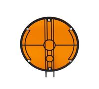 Motorcycle Accessories Headlight Guard Mesh Grille Protector For R NineT For Scrambler (K23) For Racer 2014-2023 Grille Headlight Cover(Orange)