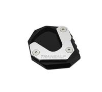 Motorcycle Accessories Kickstand Foot Side Stand Extension Pad Support Plate Compatible With TRANSALP XL750 XL 750 2023(Silver LOGO)
