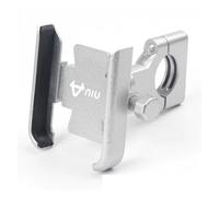 Motorcycle Accessories Mobile Phone Holder For NIU N1 M1 U1 M+ NGT Handlebar Mirror Phone GPS Stand Bracket(Silver handlebar)