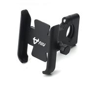 Motorcycle Accessories Mobile Phone Holder For NIU N1 M1 U1 M+ NGT Handlebar Mirror Phone GPS Stand Bracket(Black handlebar)