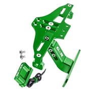 Motorcycle Accessories Motorcycle Accessories License Plate Holder Number Frame Light Bracket For Suzuki GSR 600 GSR600(Green)