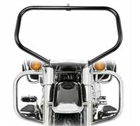 Motorcycle Accessories Motorcycle Bars Bumper Protector Higway Engine Guard Crash Bar For Harley For Davidson For Touring Street Glide Trike FLHXXX 2010-2011(Black- Silver)