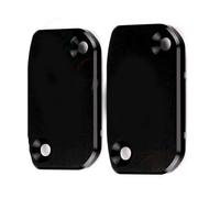 Motorcycle accessories Motorcycle CNC Aluminum Accessories Hydraulic Clutch Fluid Tank Cap Case Cover For XCRW 450 XCR W(Black- Silver)