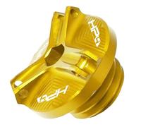 Motorcycle accessories Motorcycle CNC Aluminum Engine Oil Filler Cap Drain Sump Nut Cup Plug Bolt Cover Screw Accessories For BMW HP4 2013 2014(Yellow)