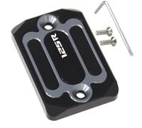 Motorcycle accessories Motorcycle CNC Aluminum Front Brake Clutch Fluid Reservoir Cap Tank Cover For H-ONDA CB 125 R CB125 CB125R 2018 2019 2020 2021 2022(Grey)