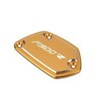 Motorcycle accessories Motorcycle CNC Aluminum Front Brake Fluid Reservoir Oil Cup Cap Master Cylinder Cover For BMW F900R F900XR F900 R/XR 2020-2023(Yellow A)