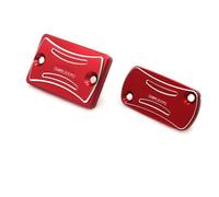 Motorcycle accessories Motorcycle CNC Aluminum Front Rear Master Cylinder Cap Brake Fluid Reservoir Cover For H-ONDA CB150R 2018 2019 2020 2021 CB 150R CB150 R(Black- Silver)