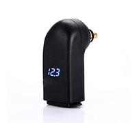 motorcycle accessories Motorcycle Dual USB Charger Power Adapter Cigarette Lighter Socket Compatible with BMW R1250GS Adventure LC F850GS F800GS R1200GS R1200RT (Color : Blue)