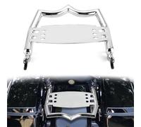 Motorcycle accessories Motorcycle Equipped With 4-point Docking Hardware Kits Rear Tail Cargo Luggage For Harley For Touring Street Glide Special FLHXS 2014-2023(Silver)