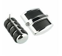 Motorcycle Accessories Motorcycle Gear Shift Lever Peg Brake Pedal Cover for Y&amaha for V-Star XVS for Dragstar DS 400 650 950 1100 1300 Classic Custom Replacement Parts(Chrome)