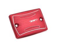 Motorcycle accessories Motorcycle Master Cylinder Cap Accessories CNC Aluminum Front Brake Fluid Reservoir Cover For Y-AMAHA TRACER 7/GT 2019 2020 2021 2022(Black- Silver)