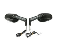Motorcycle Accessories Motorcycle Mirror Turn Signals For VROD For V-Rod For VRSCF 2009 2010 2011 2012 2013 2014 2015 2016 2017 Side Mirrors Rear View(Black)