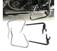 Motorcycle Accessories Motorcycle Saddle Bag Bars Bumper Protector Higway Engine Guard Crash Bar For Harley For Touring Street Glide FLHX 2014 2015 2016 2017 2018 2019(Chrome)