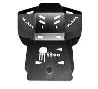 Motorcycle Accessories Motorcycle Skid Plate Lower Engine Base Chassis Guard Protection For KAWASAKI KLX230R 2020 2021 2022(Black- Silver)