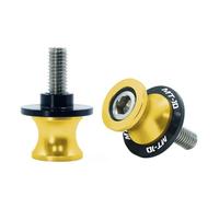 Motorcycle Accessories Motorcycle Swing Arm Stand Screw Swingarm Spools Sliders Accessories 6MM For Y-AMAHA MT10 MT 10 MT-10 All Years(Yellow)