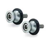 Motorcycle Accessories Motorcycle Swingarm Spools Rear Stands Screw Sliders Accessories For Kawasaki ZRX 1100 ZRX1100 All Years 6MM 8MM 10MM(Silver,10MM)