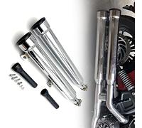 Motorcycle Accessories Muffler For Scout Sixty Bobber 2015 2016 2017 2018 2019 2020 2021 Modified Straight Out Exhaust Pipe To Send Chrome Black