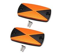 Motorcycle Accessories Oil Fluid Cap Front Brake Clutch Cylinder Reservoir For CBF1000/F For CBR1100XX For CBR1000F For VTR1000F Motorcycle Parts(1 Pair Blue)