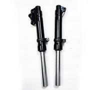 Motorcycle Accessories One Pair 365mm 26mm Motorcycle Front Fork Shock Absorber Suspension For Y-AMAHA JOG JOG50 JOG90 50 90 50cc 90cc(Black- Silver)