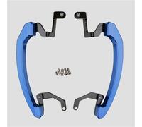 Motorcycle Accessories Rear Grab Bars Passenger Seat Hand Handle Rail For Yamaha MT07 FZ07 2014-2017(Blu)