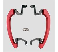 Motorcycle Accessories Rear Grab Bars Passenger Seat Hand Handle Rail For Yamaha MT07 FZ07 2014-2017(Rosso)
