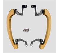 Motorcycle Accessories Rear Grab Bars Passenger Seat Hand Handle Rail For Yamaha MT07 FZ07 2014-2017(Gold)
