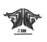 Motorcycle Accessories Side Fairing Body Filling Injection Frame Spoilers Side Cowl Cover Panel For CBR 650R For CBR650R For CBR650 R 2019-2023 Aerodynamic wing spoiler(A-Carbon Fiber Look)