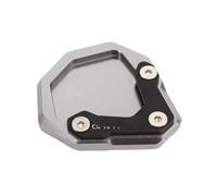 Motorcycle Accessories Side Stand Extension Kickstand Enlarger Support Plate For Leoncino 500 250 Leoncino500 TRK251(Grey-mowok)