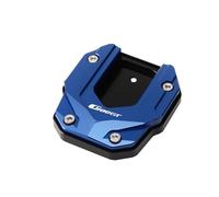 Motorcycle Accessories Side Tripod Enlarged Base, Side Supports Increase Outsole Plate, Side Kick For C400Gt C400X(C400gt BLUE-A)