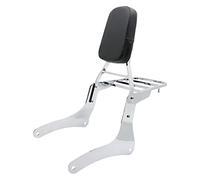 Motorcycle Accessories Sissy Bar Backrest With Luggage Rack Pad Compatible For Kawasaki Vulcan 900 VN900 Custom Classic 1996-2023