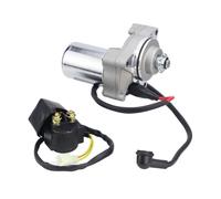 Motorcycle Accessories Starter Motor & Relay With Line For 50cc 70 Cc 90cc 100cc 110cc 125cc 4 Stroke Quad Wheelers ATVs Bikes Go Karts Starter Motor