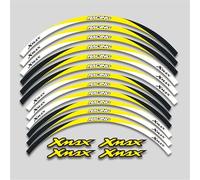 Motorcycle Accessories Stickers Wheels Reflective Stripe Rim Tire Decals Set for Yamaha XMAX300 XMAX250 Xmax125 Xmax 300 250 125Protection Decal