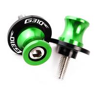 Motorcycle Accessories Swing Arm Spools Sliders Motorcycle Accessories Parts Swingarm Spool 8mm For BMW G310GS G310R G310 R 2017 2018(Green)