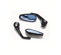 Motorcycle Accessories Universal 7/8" 22 Mm Handlebar End Left And Right Side Rearview Mirrors Smoke Blue Lens Motorcycle Rear View Mirrors