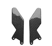 motorcycle accessories Universally Carbon Fiber Heel Guard Rearset Plate Foot Peg Protector Rear Sets 2PCS Compatible with Gsxr 1000 Gsxr 1000