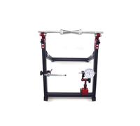 Motorcycle Accessories Wheel Balancer Truing Stand Foldable Portable Adjustable Centering Cone Rim Tire Debugging Frame(Frame With Dial)