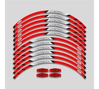 Motorcycle Accessories Wheel Stickers Reflective Rim Motorbike Waterproof Decals for Yamaha XSR700 XSR900 XSR155(Style 10)