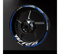 Motorcycle Accessories Wheel Stickers Reflective Rim Motorbike Waterproof Decals for Yamaha YZF R6 2017-2022 Reflective Rim Tape(Color14)