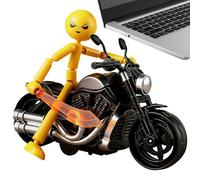 Motorcycle Action Figures - Interactive Educational Toys, Mini Figurines with Fun Features, Collectible Set, Kids Accessory, Learning Toy for Encouraging Imagination Creativity Motor Skills