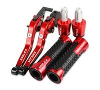 Motorcycle Adjustable Brake Clutch Levers for 640LC4 640 LC4 2003 2004 2005 2006 Accessories Motorcycle Aluminum Brake Clutch Levers & 7/8 22/24MM Hand Grips Ends Parts(A14)