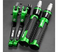 Motorcycle Adjustable Extendable Folding Brake Clutch Levers Handlebar For suzuki BKING B King 2008 2009 2010 2011 2012 B-KING(Green)