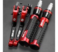 Motorcycle Adjustable Extendable Folding Brake Clutch Levers Handlebar For suzuki BKING B King 2008 2009 2010 2011 2012 B-KING(Red 1)