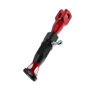 Motorcycle Adjustable Height Kickstands Scooter Modified Foot Bracket Side Stand Motorbike Stand(Red)