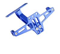 motorcycle Adjustable License Plate Holder Motorcycle License Plate Frame Kit Motorcycle License Plate Frame Can Prevent The License Plate From Shifting.(Blue)