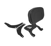 Motorcycle Adjustable Multi-Purpose Driver Passenger Backrest For Harley Softail FLSTC Heritage Sportster XL Touring Street Glide Rear Seat Cover(E)