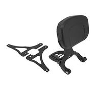 Motorcycle Adjustable Multi-Purpose Driver Passenger Backrest For Harley Softail FLSTC Heritage Sportster XL Touring Street Glide Rear Seat Cover(D)