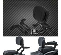 Motorcycle Adjustable Multi-Purpose Driver Passenger Backrest For Harley Touring Electra Glide Low Rider Softail FLSTC Heritage