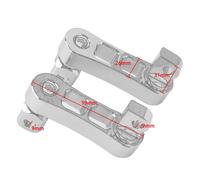 Motorcycle Adjustable Passenger Footpegs Highway Pegs Male Mount Foot Peg Clamp Support Extensions Bracket for B