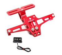 Motorcycle Adjustable Rear License Plate Holder Bracket LED Light For Ho&nda PCX125 PCX150 PCX 125 150 Pcx 125 150 Numbers Plates